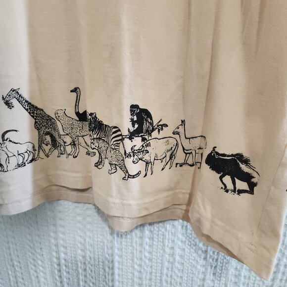 Manqa Africa Crewneck Graphic T-Shirt Size X-Large - Picture 6 of 14